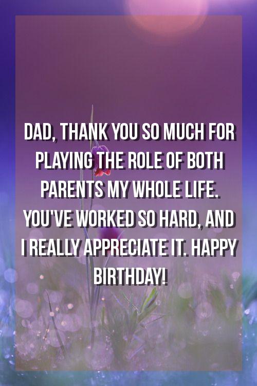 birthday wishes to father for his son